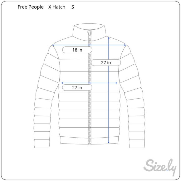 Hatch Multicolor Chevron Puffer Jacket - Picture 8 of 8